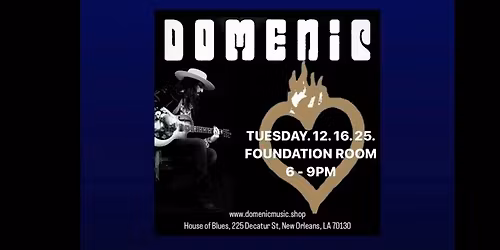 DoMeNiC \u2022 Performing Live @ Foundation Room (NOLA) \ud83c\udfb6\u269c\ufe0f\ud83c\udfb5