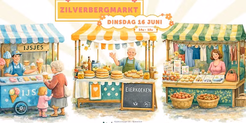 Zilverbergmarkt - jaarlijks lokale markt in Roeselare