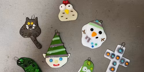 12\/11\/25 Cut Your Own Glass Christmas Ornaments