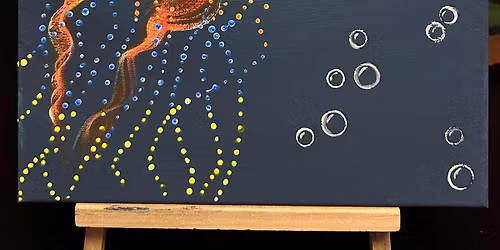 Black-light Glow-Jellyfish