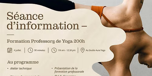 D\u00e9couverte de la Formation Professorale 200h de Yoga \u2013 Atelier Gratuit