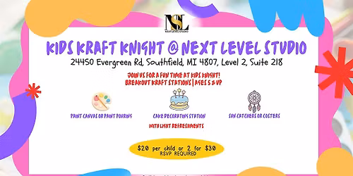 Kids Kraft Night