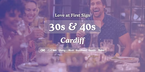 30s &amp; 40s Singles Night at Slug and Lettuce Cardiff | Love at First Sign