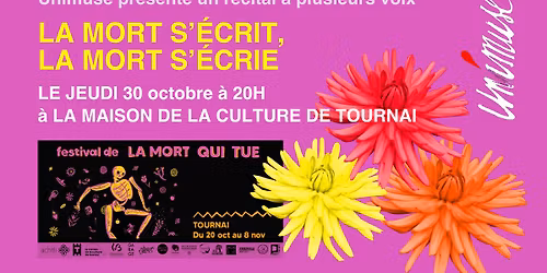 La mort s'\u00e9crit, la mort s'\u00e9crie