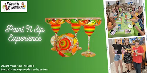 Cape Coral Sip n Swirl \u2013 Margarita Glass Painting