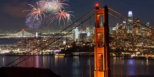 Golden Gate Bridge July 4th Fireworks 2026