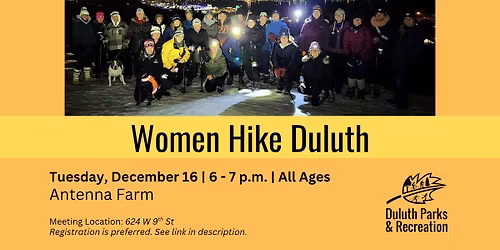 December Women Hike Duluth