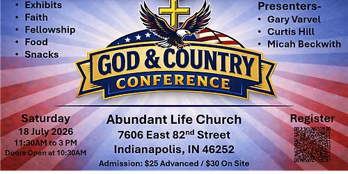 God and Country Conference- 250 Years of Freedom! How Many do we Have Left?