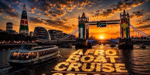 Afro Boat Cruise \ud83d\udea2 - LONDON OCTOBER 31ST