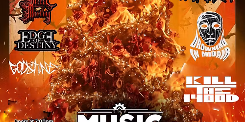 Christmas Carnage at The Music Factory for the weekend of Dec 19th & Dec 20th