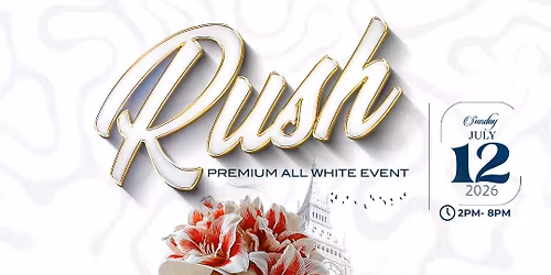 Rush all white event 