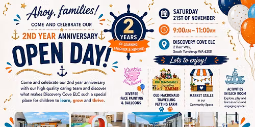 2nd Year Anniversary Open Day!