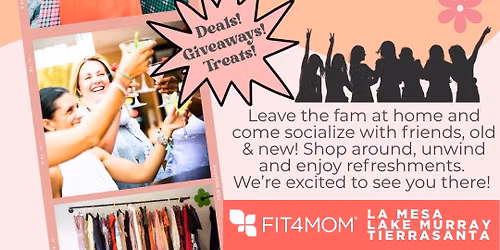 \ud83e\udd42Moms\u2019 Night Out: Sip + Shop \ud83d\udecd\ufe0f