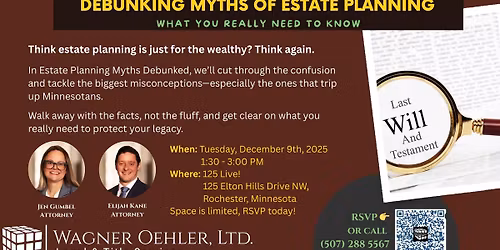 Debunking Myths of Estate Planning