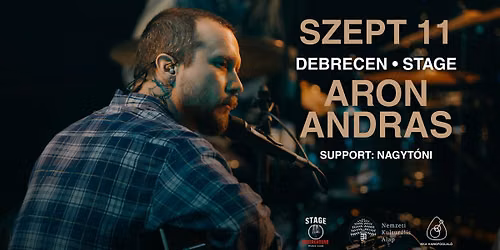 \u00c1ron Andr\u00e1s akusztik @STAGE! DEBRECEN \/\/ vend\u00e9g: NagyT\u00f3ni
