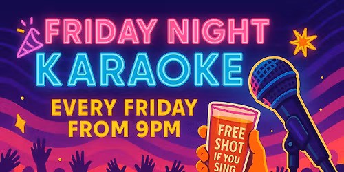 Karaoke Every Friday At The Crafty Cat 