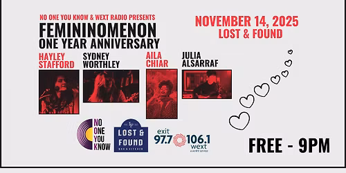 Femininomenon Sing-a-Long One Year Anniversary w\/ Sydney Worthley, Aila Chiar, Hayley Stafford