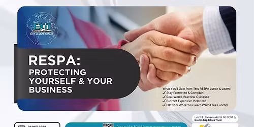 Lunch & Learn: RESPA \u2013 Protecting Yourself & Your Business