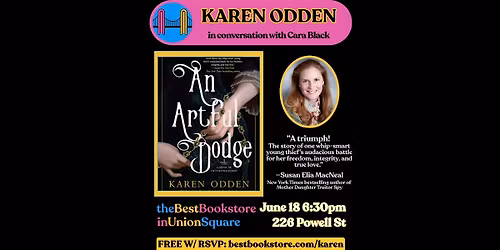 Thieves! Cons! Blackmail! w\/ Bestselling Authors Karen Odden & Cara Black