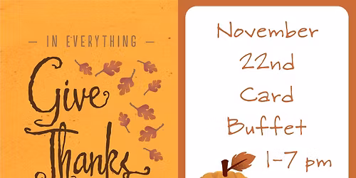November Card Buffet