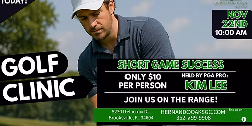 Short Game Success Clinic