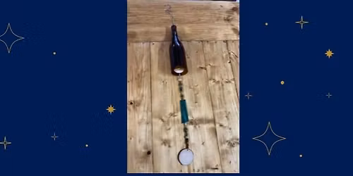 Recycled wine bottle Suncatcher workshop!