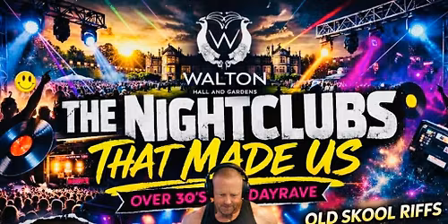 BACK TO THE DANCE FLOOR - Over 30's DAYRAVE