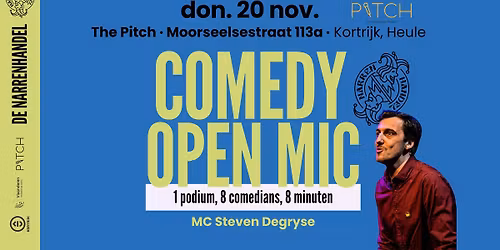 Comedy open mic \ud83c\udfad | Donderdag 20 November in samenwerking met de Narrenhandel en Pitch Karaoke