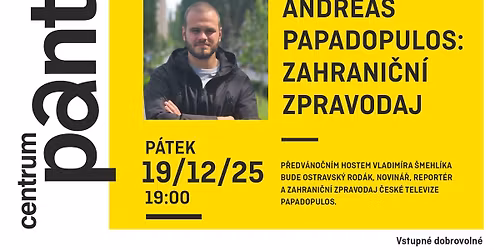 Andreas Papadopulos: zahrani\u010dn\u00ed zpravodaj