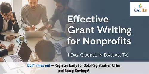 Effective Grant Writing for Nonprofits: 1 Day Course in Dallas, TX