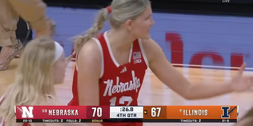 Illinois Fighting Illini at Nebraska Cornhuskers Womens Basketball