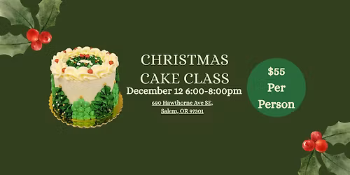 Sweetly Baked- Christmas Cake Class