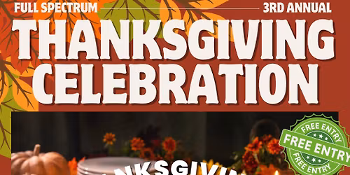 3rd Annual Free Thanksgiving Celebration