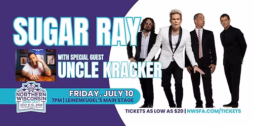 Sugar Ray with Special Guest Uncle Kracker at the Northern Wisconsin State Fair