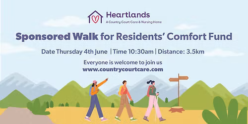 Join Us for Our Sponsored Walk!