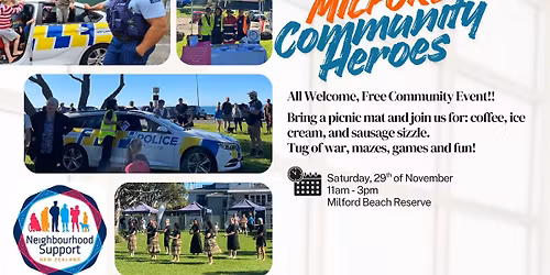 Milford Community Heroes - ALL WELCOME: FREE EVENT! 