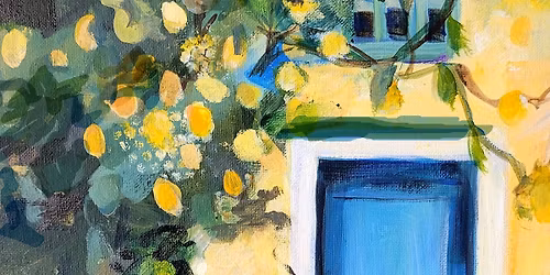 Lemon Tree and Blue Door
