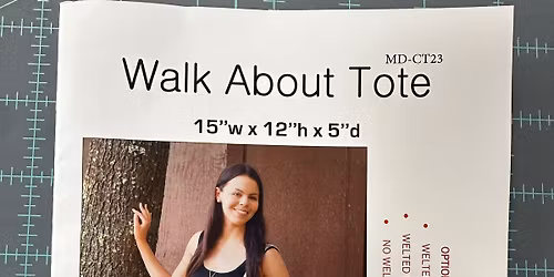 Walk About Tote\u2026..Class Date has changed\u2026.now April 16!