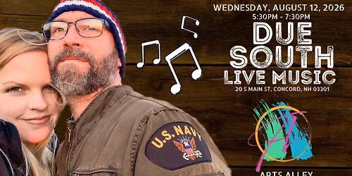 Live Music with Due South at Arts Alley \ud83c\udfb6