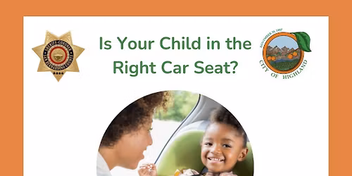 Car Seat Safety Check Event (Appointment only)