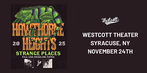 Hawthorne Heights at Westcott Theater