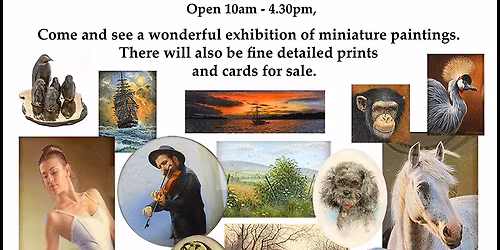 The Gallery Upstairs presents "The Hilliard Society\u2019s Exhibition of Miniature Art"