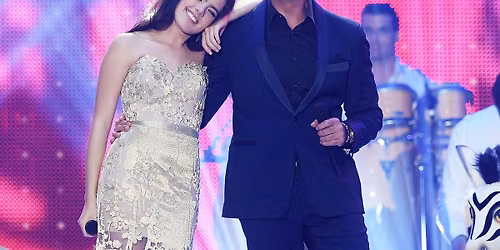 Alejandro Fernandez with Camila Fernandez