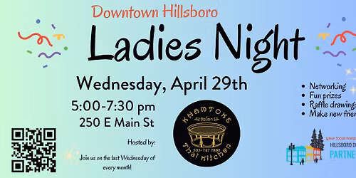 Downtown Hillsboro Ladies Night