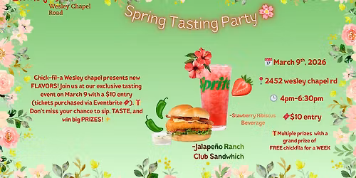 Spring Tasting Party