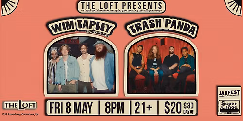 Wim Tapley & The Cannons + Trash Panda Live at The Loft