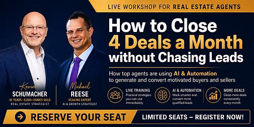 Learn How Top Agents Use Funnels, AI, & YouTube to Close 4+ Deals a Month