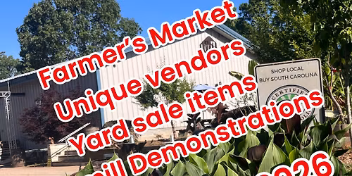 Farmers market, unique vendors, sawmill demonstrations