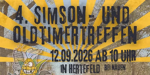 4. Simson & Oldtimertreffen der Luchkolben Hanffabrik in Hertefeld bei Nauen