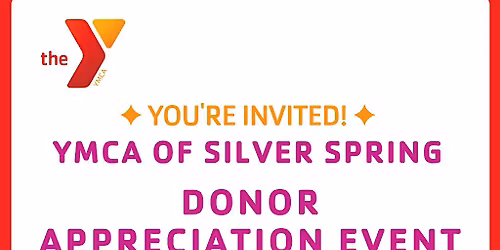YMCA Silver Spring Donor Appreciation Event